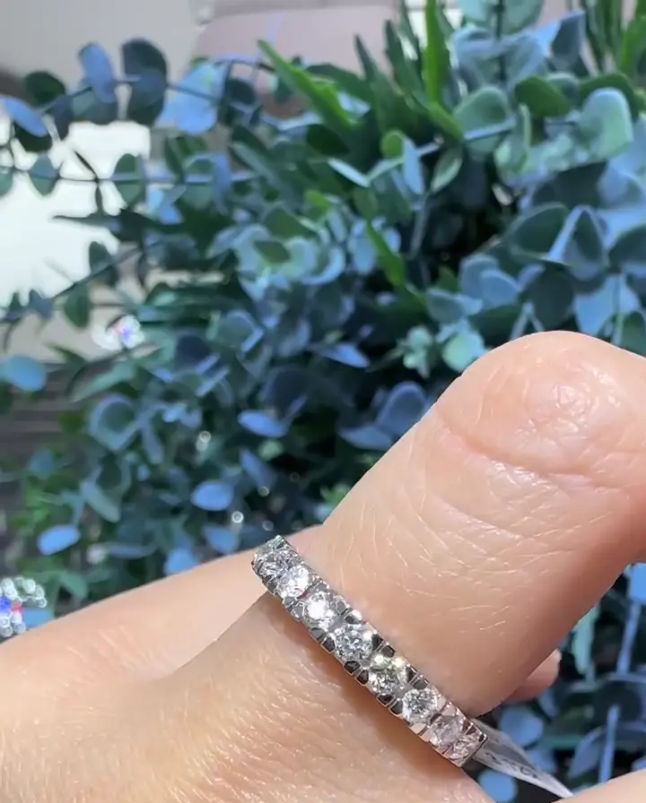 0.70 ct Yarımtur Pırlanta Yüzük, görsel 3