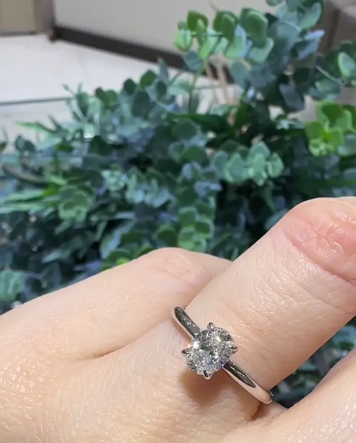 0.70 ct Oval Pırlanta Yüzük, görsel 2