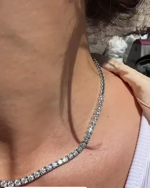 10.88 ct Suyolu Pırlanta Gerdanlık