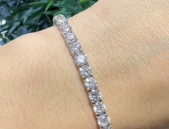 14.41 ct Suyolu Pırlanta Bileklik, görsel 1
