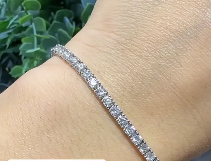 5.03 ct Suyolu Pırlanta Bileklik, görsel 3