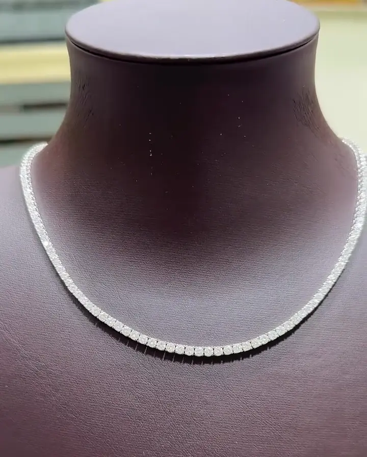 5.09 ct Suyolu Pırlanta Gerdanlık, görsel 1
