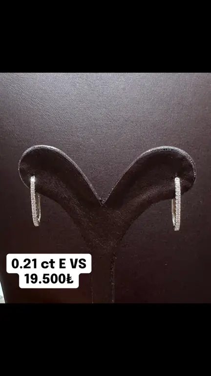 0.21 ct Pırlanta Küpe videosundan kare