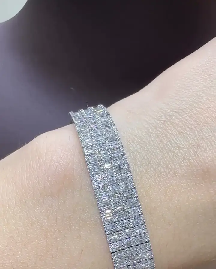12.06 ct Pırlanta Bileklik, görsel 3