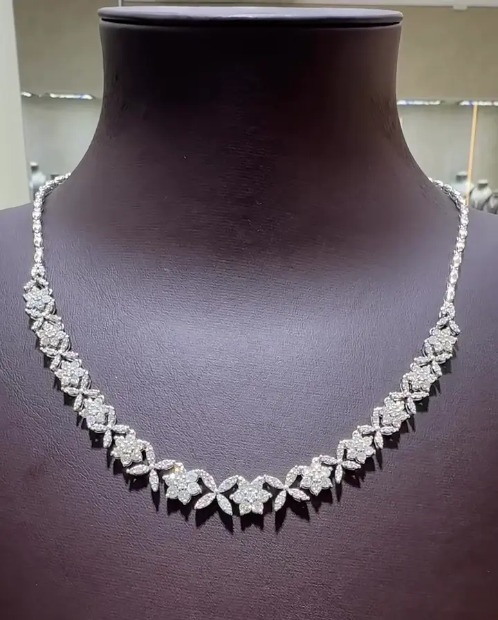 Gerdanlık ve Kolye: 5.32 ct Pırlanta Gerdanlık
