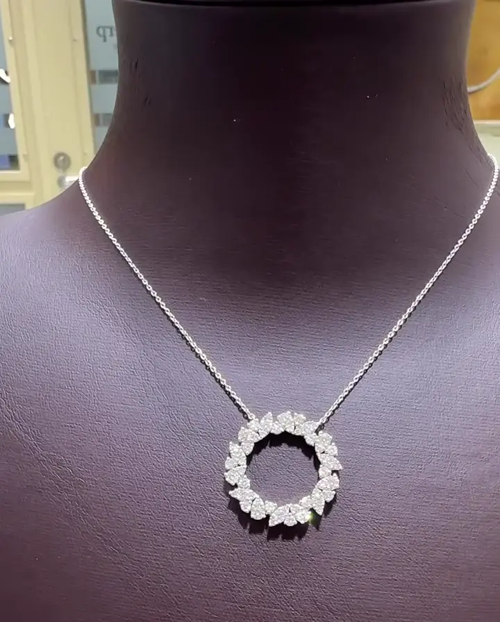 1.84 ct Tasarım Pırlanta Kolye, görsel 1