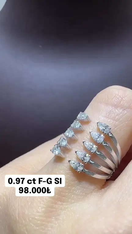 0.97 ct Tasarım Pırlanta Yüzük videosundan kare