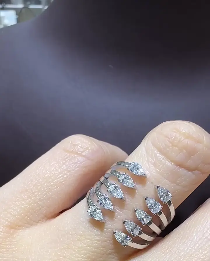 0.97 ct Tasarım Pırlanta Yüzük, görsel 3
