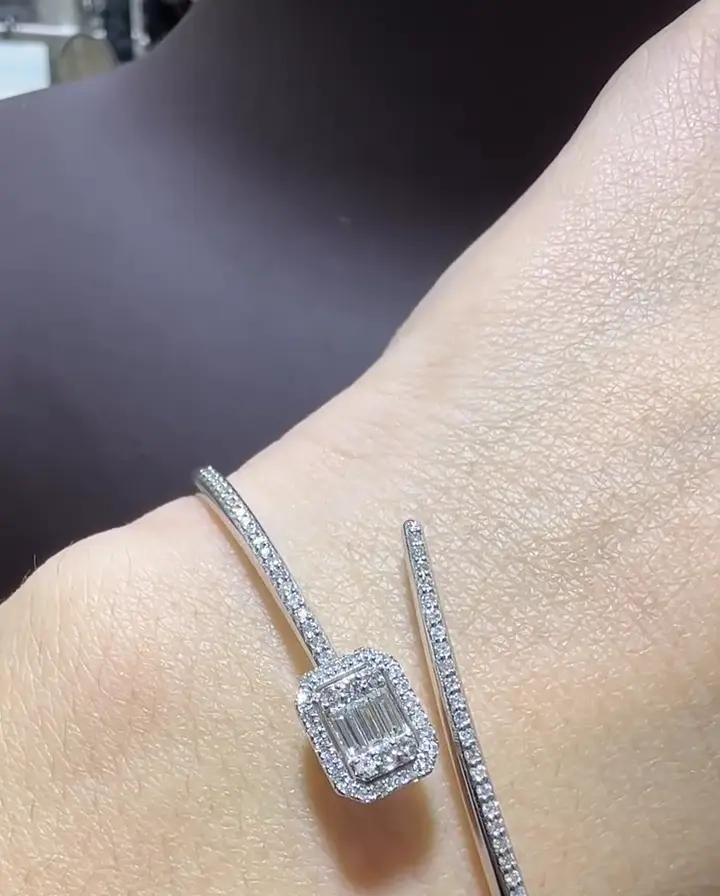 0.23-0.44 ct Baget Pırlanta Bileklik, görsel 3