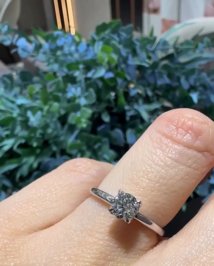 0.54 ct Tektaş Pırlanta Yüzük, görsel 3