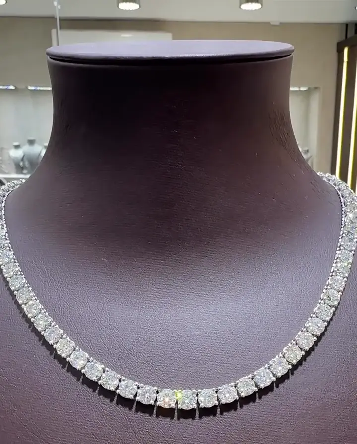 42.07 ct Suyolu Pırlanta Gerdanlık, görsel 1