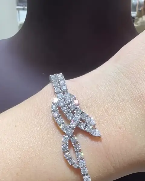 8.17 ct Pırlanta Bileklik