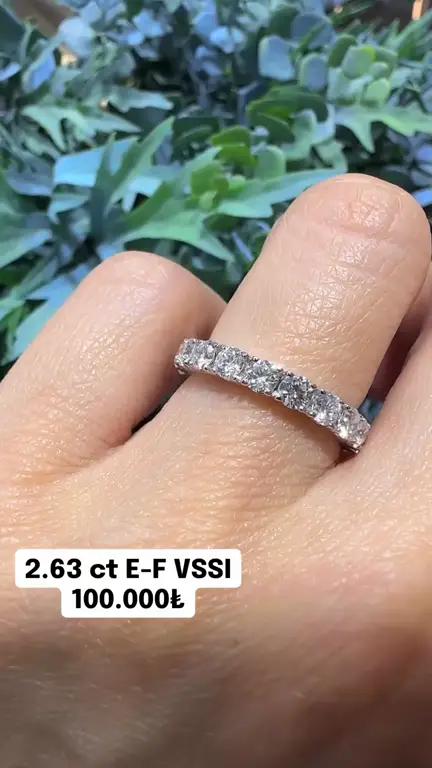 2.63 ct Tamtur Pırlanta Yüzük videosundan kare