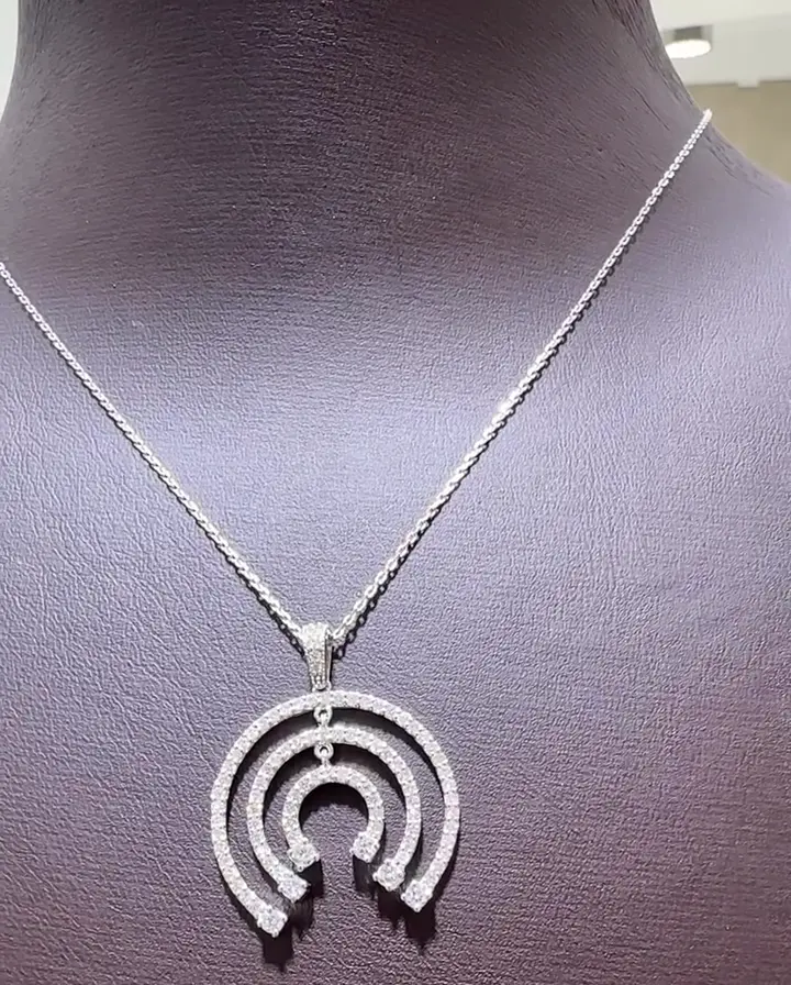 1.00 ct Pırlanta Kolye, görsel 1